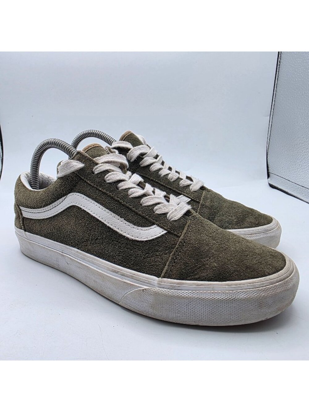Vans Old Skool 36 LX Pig Suede Sea Turtle Green Mens Size 7.5 Sneaker Shoes